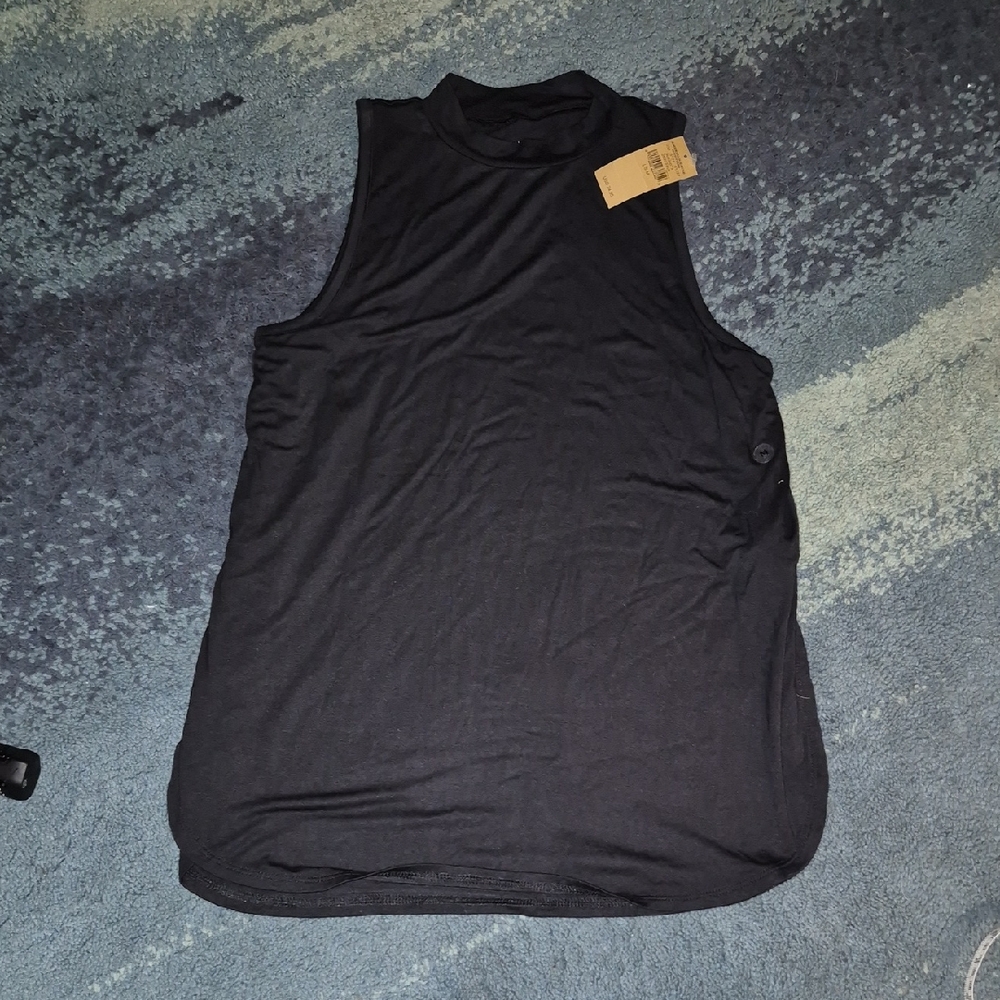 NWT AMERICAN EAGLE Black Sleeveless Top Size M
